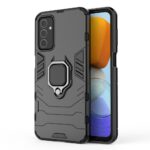 Samsung Galaxy M23 5G Σκληρή Θήκη Μαύρη Με Σταντ PC + TPU Shockproof Protective Phone Case with Magnetic Ring Holder Black
