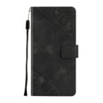 Xiaomi Poco M4 Pro 4G Θήκη Βιβλίο Μαύρο Skin-feel Embossed Phone Case Black