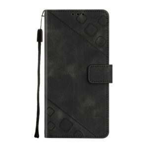 Xiaomi Poco M4 Pro 4G Θήκη Βιβλίο Μαύρο Skin-feel Embossed Phone Case Black