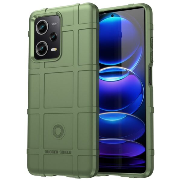 Xiaomi Redmi Note 12 Pro 5G / Xiaomi Poco X5 Pro 5G Θήκη Σιλικόνης Πράσινη Full Coverage Shockproof TPU Case Army Green