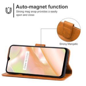 Realme C33 Θήκη Βιβλίο Καφέ Book Case Brown