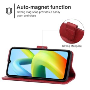 Xiaomi Redmi A1 Plus / A2 Plus Θήκη Βιβλίο Κόκκινο Book Case Red