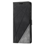 Xiaomi Redmi A1 Plus / A2 Plus Θήκη Βιβλίο Μαύρο Skin Feel Splicing Phone Case Black