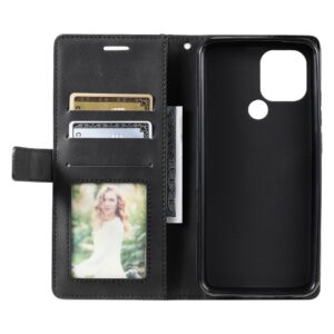 Xiaomi Redmi A1 Plus / A2 Plus Θήκη Βιβλίο Μαύρο Skin Feel Splicing Phone Case Black