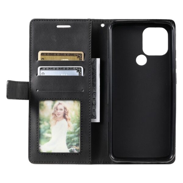 Xiaomi Redmi A1 Plus / A2 Plus Θήκη Βιβλίο Μαύρο Skin Feel Splicing Phone Case Black