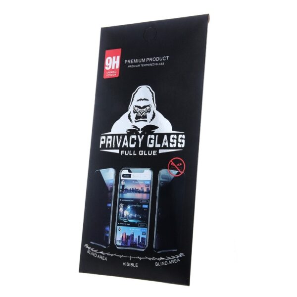 iPhone 12 Pro Max Προστατευτικό Τζαμάκι 5D Privacy Full Face Tempered Glass