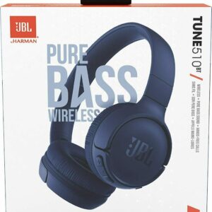 JBL Tune 510BT Ασύρματα Bluetooth On Ear Ακουστικά με 40 ώρες Λειτουργίας Μπλε JBLT510BTBLUEU
