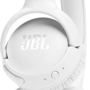 JBL Tune 520BT Ασύρματα Bluetooth On Ear Ακουστικά με 57 ώρες Λειτουργίας Λευκά JBLT520BTWHTEU