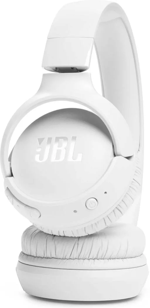 JBL Tune 520BT Ασύρματα Bluetooth On Ear Ακουστικά με 57 ώρες Λειτουργίας Λευκά JBLT520BTWHTEU