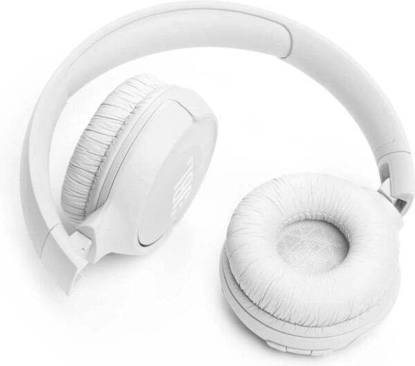 JBL Tune 520BT Ασύρματα Bluetooth On Ear Ακουστικά με 57 ώρες Λειτουργίας Λευκά JBLT520BTWHTEU