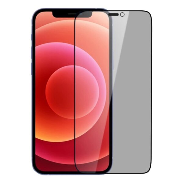 iPhone 12 Pro Max Προστατευτικό Τζαμάκι 5D Privacy Full Face Tempered Glass