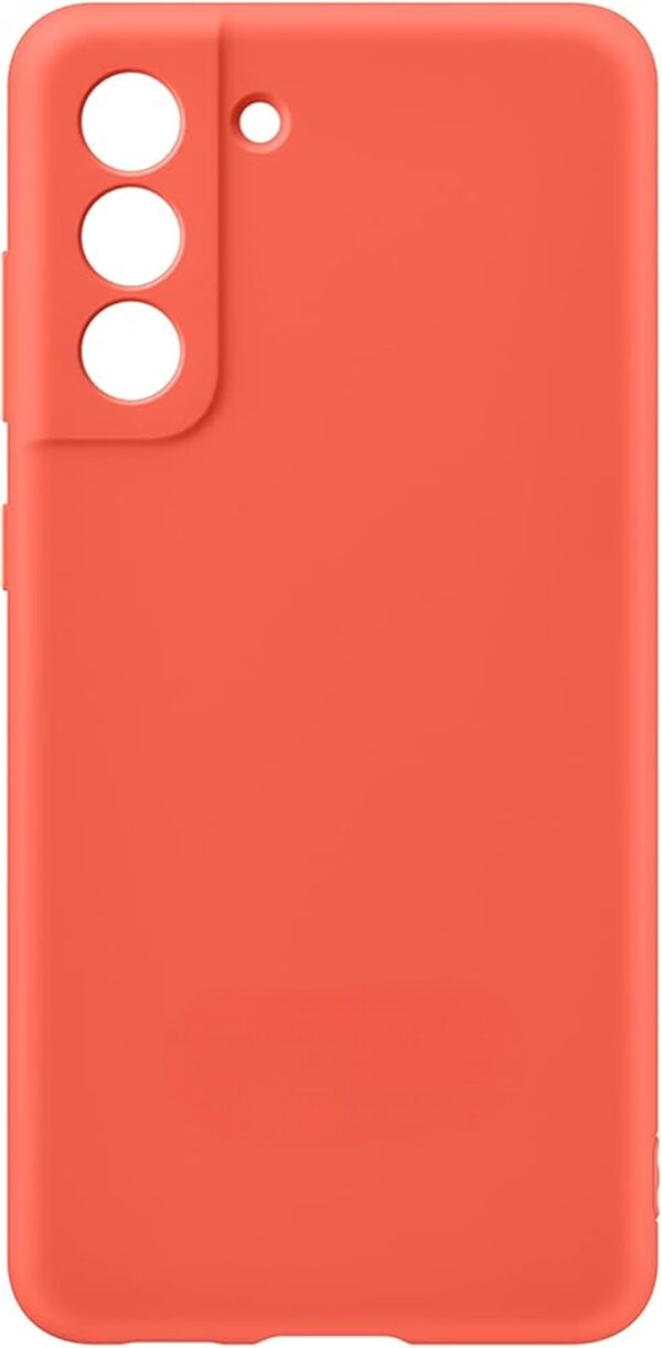 Forcell Samsung Galaxy S21 FE 5G Soft Touch Θήκη Σιλικόνης - Coral