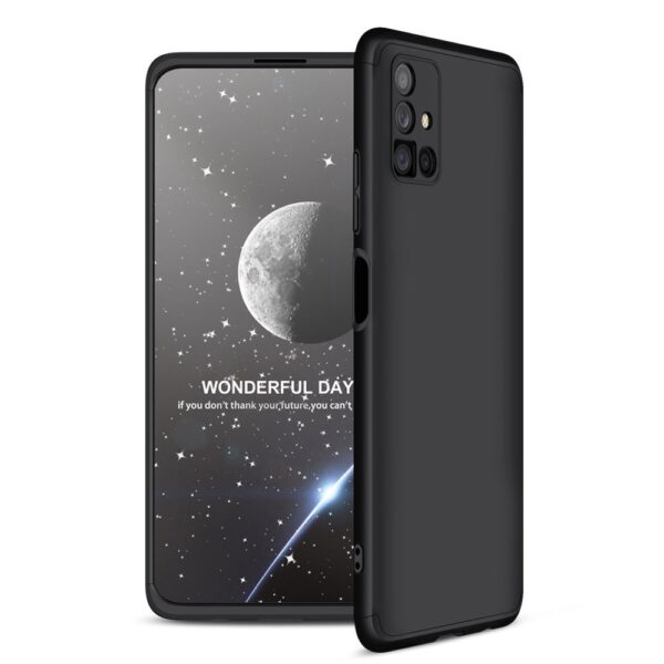Samsung Galaxy M51 Σκληρή Θήκη Μαύρη GKK Full Coverage Protective Hard Case Black