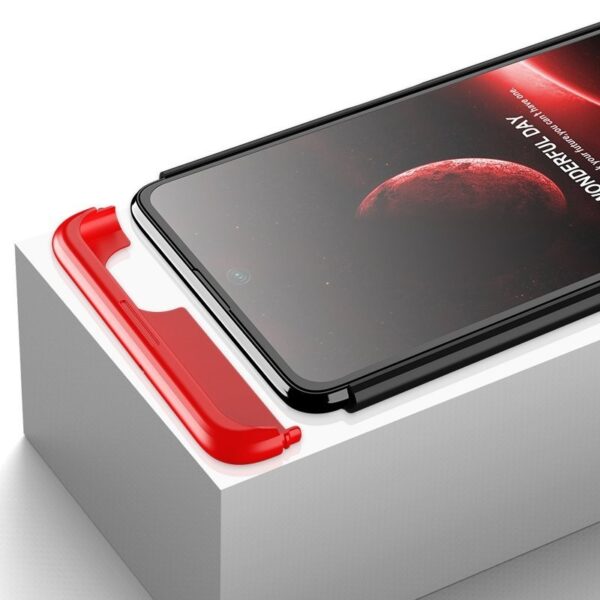 Samsung Galaxy M51 Σκληρή Θήκη Μαύρη - Κοκκίνη GKK Full Coverage Protective Hard Case Black - Red