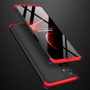 Samsung Galaxy M51 Σκληρή Θήκη Μαύρη - Κοκκίνη GKK Full Coverage Protective Hard Case Black - Red