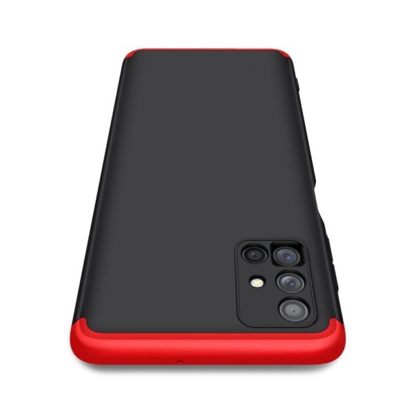 Samsung Galaxy M51 Σκληρή Θήκη Μαύρη - Κοκκίνη GKK Full Coverage Protective Hard Case Black - Red
