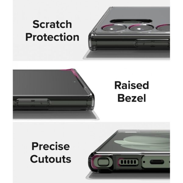 Samsung Galaxy S23 Ultra 5G Θήκη Διάφανη Ringke Fusion Case Transparent F693E52