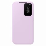 Samsung Galaxy S23 5G Γνήσια Θήκη Samsung Smart View Wallet Cover with Smart Flip Window Card Wallet Lilac (EF-ZS911CVEGWW)