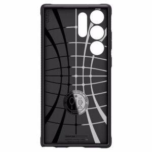 Samsung Galaxy S23 Ultra 5G Θήκη Μαύρη Spigen Rugged Armor Back Cover Matte Black ACS05613