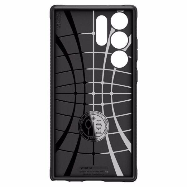 Samsung Galaxy S23 Ultra 5G Θήκη Μαύρη Spigen Rugged Armor Back Cover Matte Black ACS05613