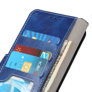 Xiaomi Redmi Note 12 5G / Xiaomi Poco X5 5G Θήκη Βιβλίο Μπλε Retro Crazy Horse Texture Flip Phone Case Blue