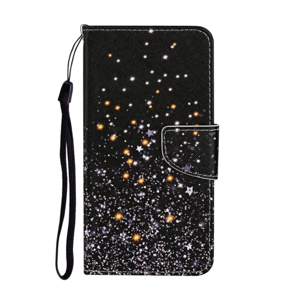 Xiaomi Redmi Note 12 5G / Xiaomi Poco X5 5G Θήκη Βιβλίο Colored Drawing Pattern Flip Phone Case Black Pentagram