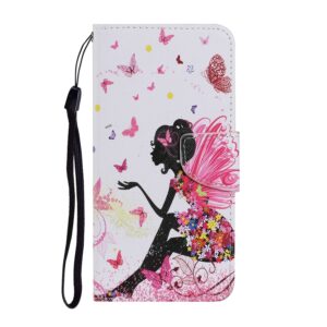 Xiaomi Redmi Note 12 5G / Xiaomi Poco X5 5G Θήκη Βιβλίο Colored Drawing Pattern Flip Phone Case Dancing Girl