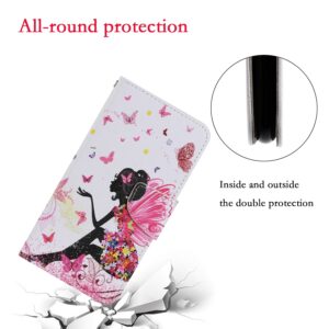 Xiaomi Redmi Note 12 5G / Xiaomi Poco X5 5G Θήκη Βιβλίο Colored Drawing Pattern Flip Phone Case Dancing Girl