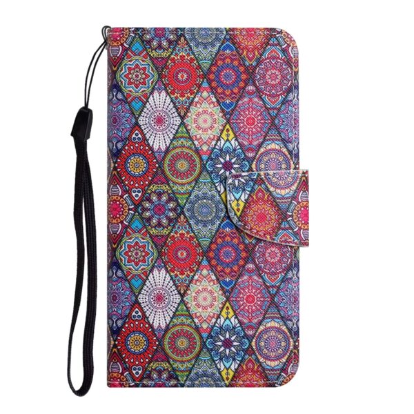Xiaomi Redmi Note 12 5G / Xiaomi Poco X5 5G Θήκη Βιβλίο Colored Drawing Pattern Flip Phone Case Diamond Kaleidoscope