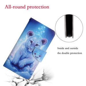 Xiaomi Redmi Note 12 5G / Xiaomi Poco X5 5G Θήκη Βιβλίο Colored Drawing Pattern Flip Phone Case Little Leopard