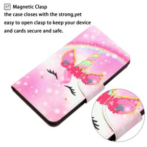 Xiaomi Redmi Note 12 5G / Xiaomi Poco X5 5G Θήκη Βιβλίο Colored Drawing Pattern Flip Phone Case Unicorn