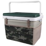 KALE TERMOS 20LT COOLER BOX WITH CAMO FABRIC AND GREEN LID Φορητό Ψυγείο