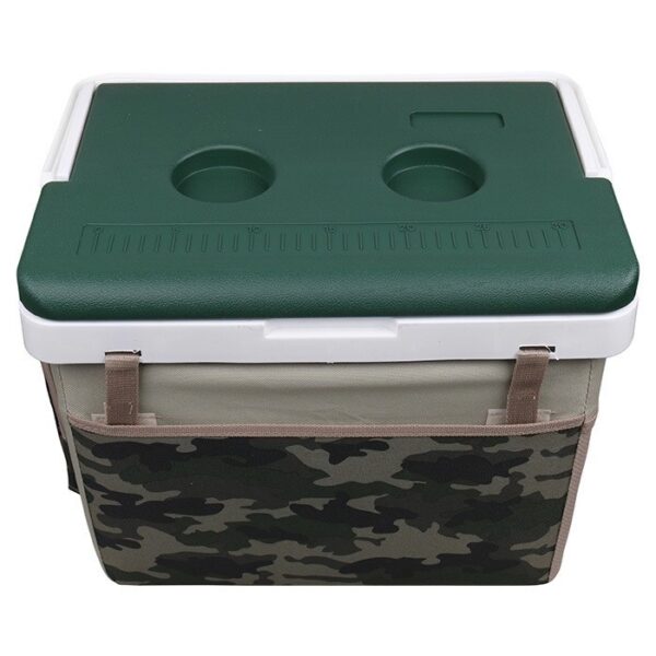 KALE TERMOS 20LT COOLER BOX WITH CAMO FABRIC AND GREEN LID Φορητό Ψυγείο