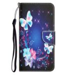 Xiaomi Redmi Note 12 5G / Xiaomi Poco X5 5G Θήκη Βιβλίο Colored Drawing Pattern Flip Phone Case Butterfly