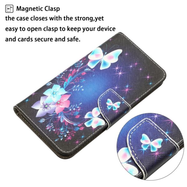 Xiaomi Redmi Note 12 5G / Xiaomi Poco X5 5G Θήκη Βιβλίο Colored Drawing Pattern Flip Phone Case Butterfly