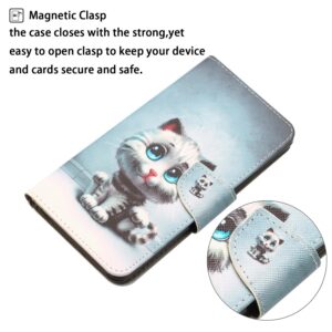 Xiaomi Redmi Note 12 5G / Xiaomi Poco X5 5G Θήκη Βιβλίο Colored Drawing Pattern Flip Phone Case Blue Eyes