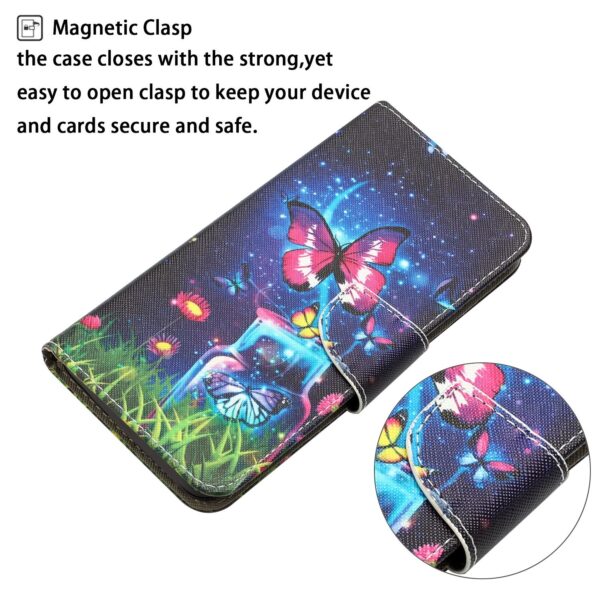 Xiaomi Redmi Note 12 5G / Xiaomi Poco X5 5G Θήκη Βιβλίο Colored Drawing Pattern Flip Phone Case Bottle Butterfly