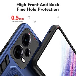 Xiaomi Redmi Note 12 5G / Xiaomi Poco X5 5G Θήκη Μπλε Με Σταντ Variety Brave Armor Finger Loop Holder Phone Case Blue