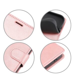 Xiaomi Redmi Note 12 5G / Xiaomi Poco X5 5G Θήκη Βιβλίο Ροζ Classic Wallet Flip Phone Case Pink