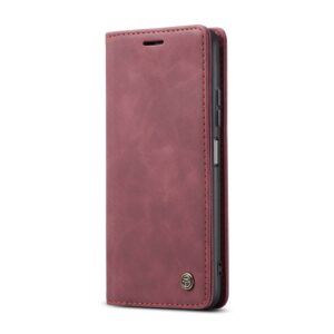 Xiaomi Redmi Note 12 5G / Xiaomi Poco X5 5G Θήκη Βιβλίο Μπορντό CaseMe 013 Multifunctional Horizontal Flip Phone Case Wine Red