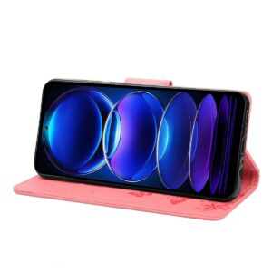 Xiaomi Redmi Note 12 5G / Xiaomi Poco X5 5G Θήκη Βιβλίο Ροζ Butterfly Embossed Horizontal Flip Phone Case Pink