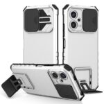 Xiaomi Redmi Note 12 5G / Xiaomi Poco X5 5G Θήκη Λευκή Stereoscopic Holder Sliding Camshield Phone Case White