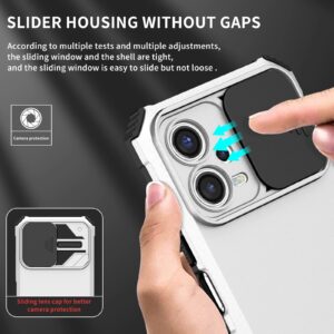 Xiaomi Redmi Note 12 5G / Xiaomi Poco X5 5G Θήκη Λευκή Stereoscopic Holder Sliding Camshield Phone Case White