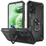 Xiaomi Redmi Note 12 5G / Xiaomi Poco X5 5G Θήκη Μαύρη Με Σταντ Warship Armor 2 in 1 Shockproof Phone Case Black