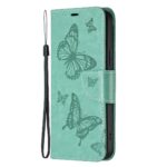 Xiaomi 13 Lite 5G Θήκη Βιβλίο Πράσινο Two Butterflies Embossing Phone Case Green
