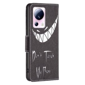 Xiaomi 13 Lite 5G Θήκη Βιβλίο Colored Drawing Pattern Phone Case Smirk