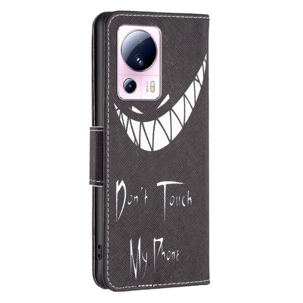 Xiaomi 13 Lite 5G Θήκη Βιβλίο Colored Drawing Pattern Phone Case Smirk