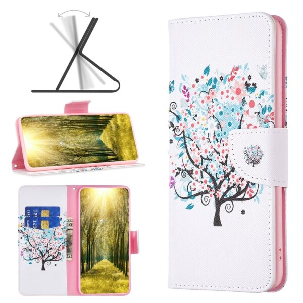Xiaomi 13 Lite 5G Θήκη Βιβλίο Colored Drawing Pattern Phone Case Little Tree