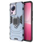 Xiaomi 13 Lite 5G Σκληρή Θήκη Μπλε Με Σταντ Magnetic Ring Holder PC + TPU Phone Case Navy Blue