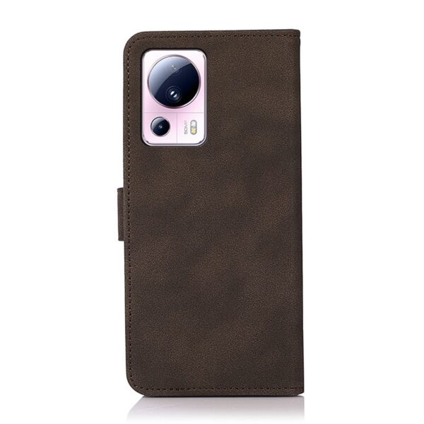Xiaomi 13 Lite 5G Θήκη Βιβλίο Καφέ KHAZNEH Matte Texture Phone Case Brown